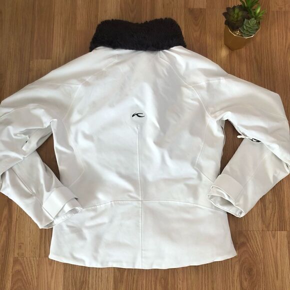 KJUS Desire Dermizax Premium Down PrimaLoft Recco White Ski Jacket - Picture 13 of 16